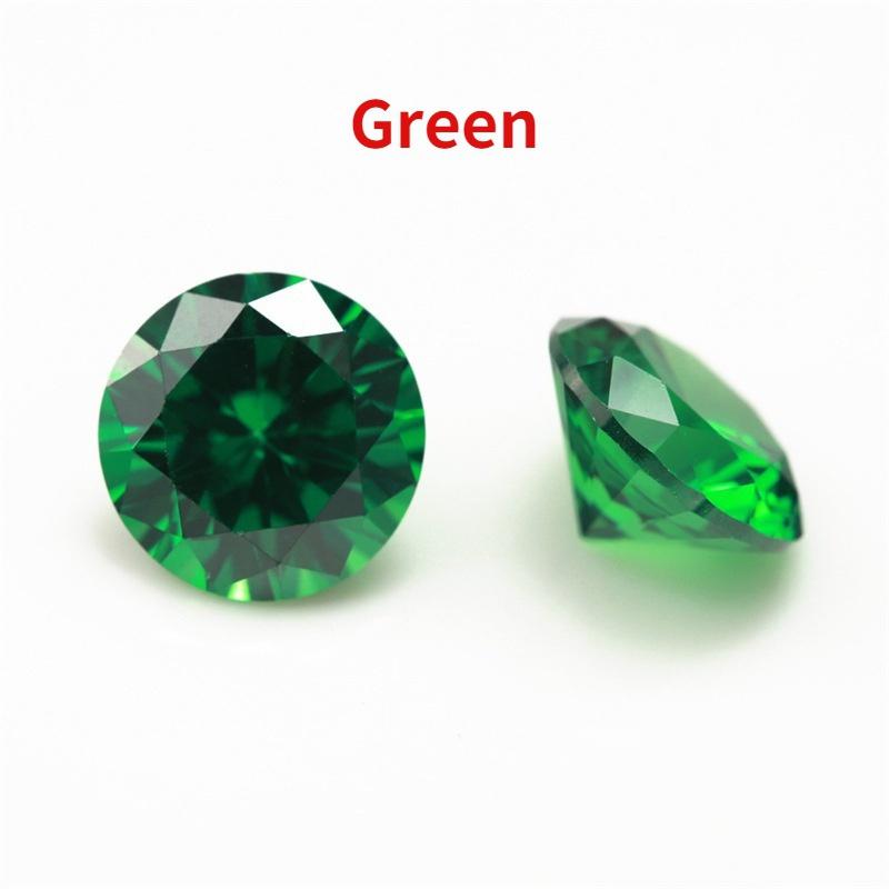 Round Brilliant Cut 5.0mm (0.5 Ct) To 8.0mm (2 Ct) D Color Moissanites Loose Stone Diamond Ring Jewelry Bracelet Material High Quality