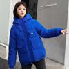Short Cotton Jackets for Women Autumn Winter Large Size Loose Hooded Coats Female Solid Color Casual Warm Coats