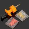 Convenient Red Worm Clipper - Practical Bait Binding Tool for Pellet Fishing, Worm Bait Clip for Easy Use At Home Easy To Use