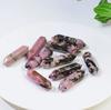 Натуральный Розовый Кварц, Глаз и Набор - Шестигранный с Двумя Вершинами для Домашнего Декора и Изготовления Подвесок