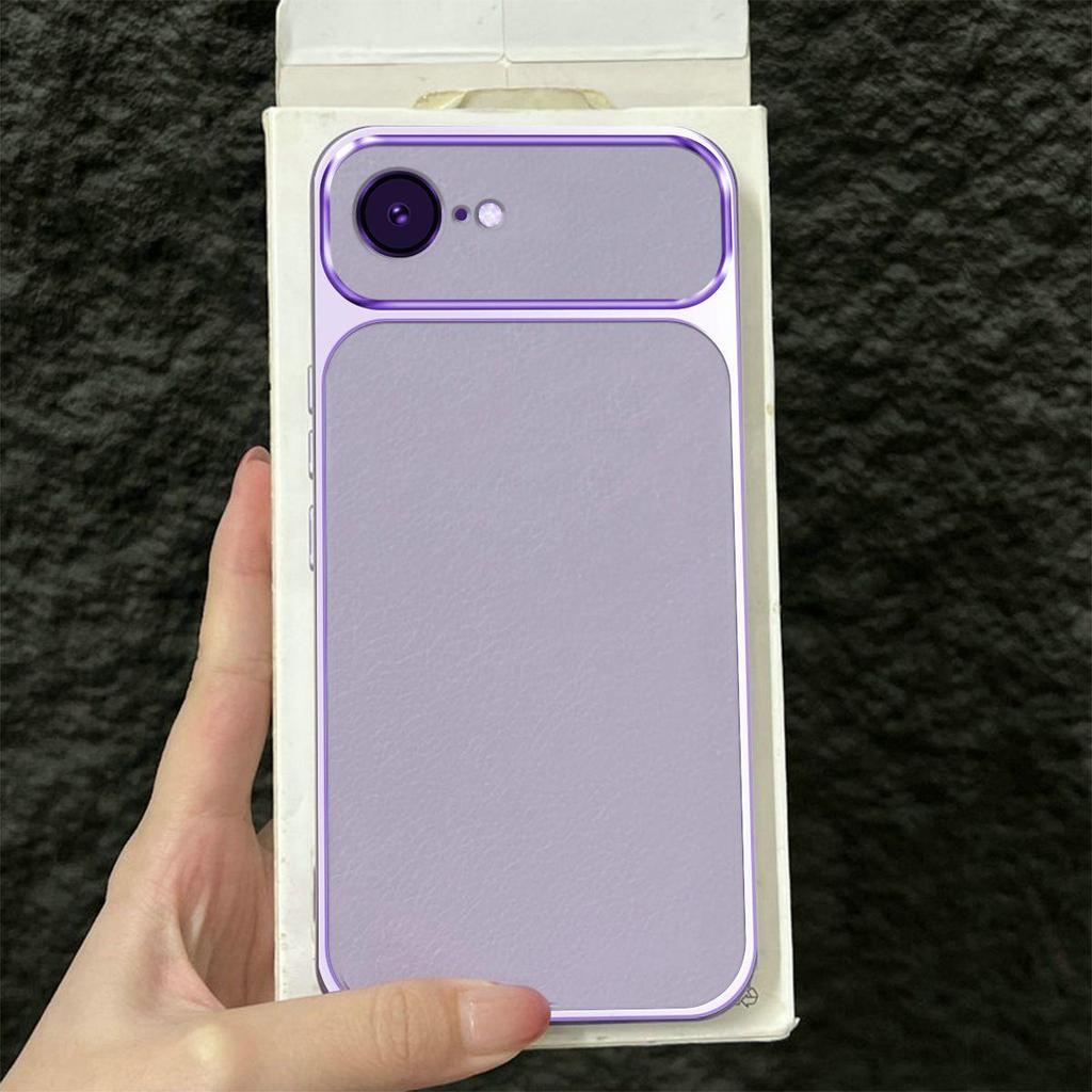 Премиальный кожаный чехол Executive для iPhone 16e/17e с большим окном и защитой объектива
