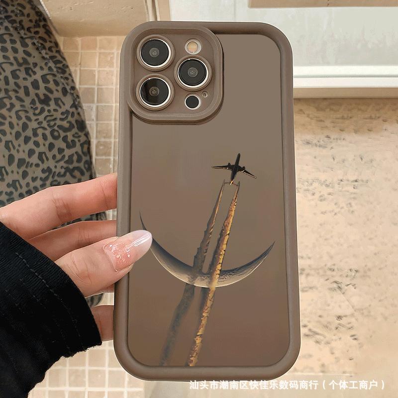 Авиационные самолеты белый дым для iPhone11/12/13/14/15promax Apple 16PROMAX чехол для мобильного телефона