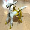 Б/у Takara Tomy Большой размер Мягкая виниловая фигурка Покемон Арсеус