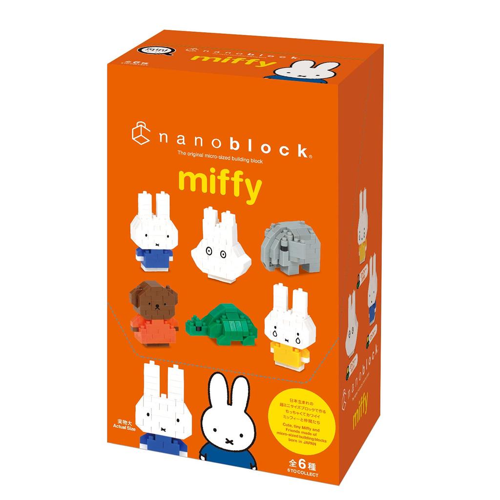 Kawada Nanoblock Мини Нано Миффи (BOX) NBMC27S КОРОБКА Товар 1 КОРОБКА 6 штук, всего 6 типов