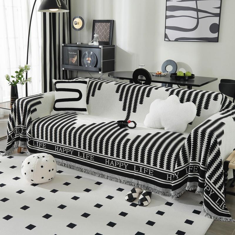 Nordic Simple и High-end Четырехсезонный чехол для дивана Ткань Синель Устойчивое к царапинам от кошек Диванное полотенце Чехол для дивана Одеяло для дивана