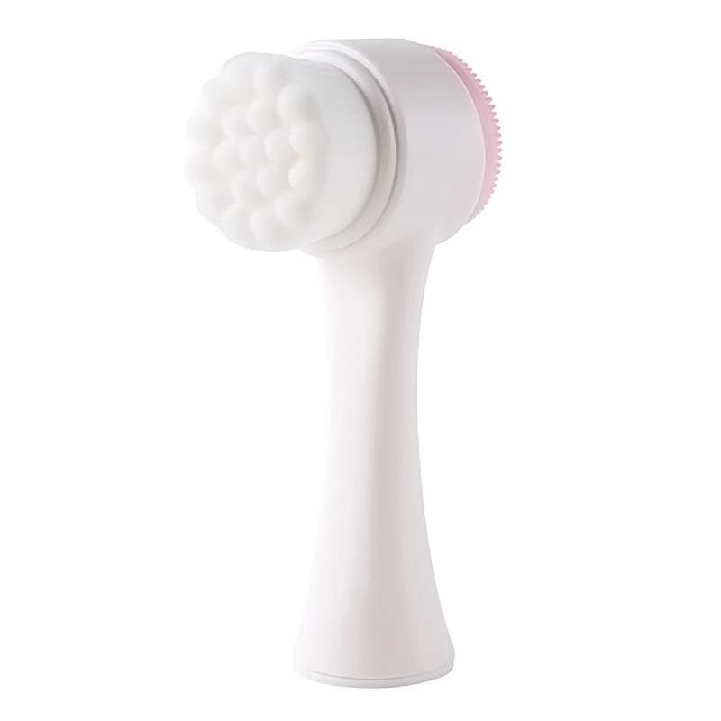 Softer Silicone Face Cleansing and Massage Brush - Dual-Sided for Deep Clean and Blackhead Removal