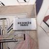 Использованный платок Hermes Sangle en Finesse Хлопок Платок HERMES