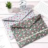 Portable Organizer Elegant Canvas Felt File Briefcase Floral Document Bag Paper Holder File Folder