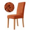 New Velvet Fabric Chair Cover Super Soft Chair Covers For Dining Room Luxurious Office Seat Cases Stretch For Banquet Home Decor