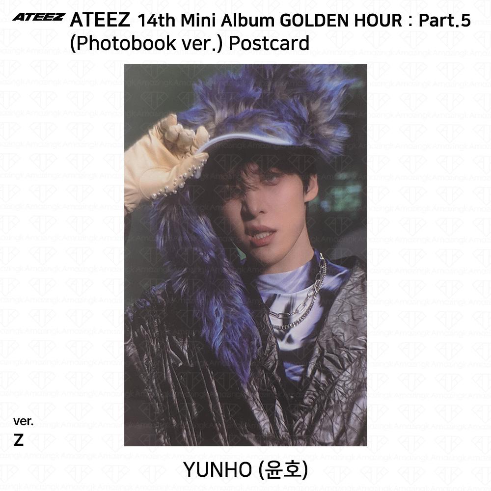 ATEEZ 14-й мини-альбом Golden Hour Часть 5 Фотобук версия. Фотокарточка Z ВЕРСИЯ