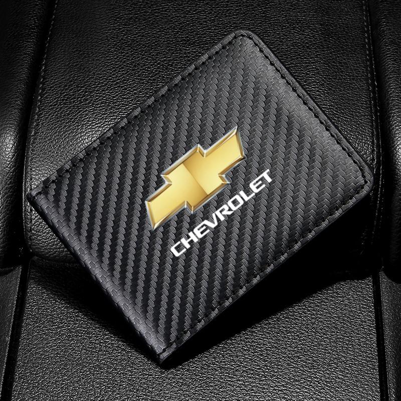 Car Sticker Carbon Fiber Car Driving License Package Cover For Chevrolet SS Z71 RT Captiva Colorado Cruze Spark u42 Malibu Trax