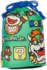 Skater Lunch Box Drawstring Bag with Set of Super Mario Made in Gusset, 2, Design, Boys' Size, Japan, KB64WN-A