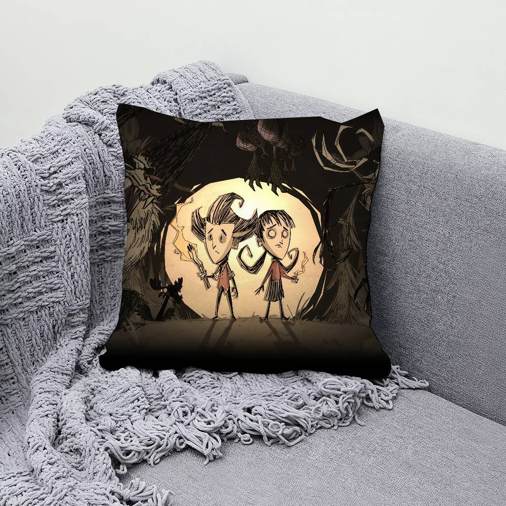 Game DDont SStarve Hot xcm xcm Pillow Case Decor Protective Covers Comfortable Soft For Sofa Living Room Home Office