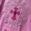 8760 CHROME HEARTS 2025 Летняя новая высококачественная хлопковая футболка с круглым вырезом, свободная, большого размера, для мужчин и женщин, парная футболка