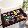 Cool Cartoon Bathroom Super Absorbent Shower Mats Non Slip Kitchen Entrance Area Rugs Diatom Mud Carpet for Home Bedroom Decor
