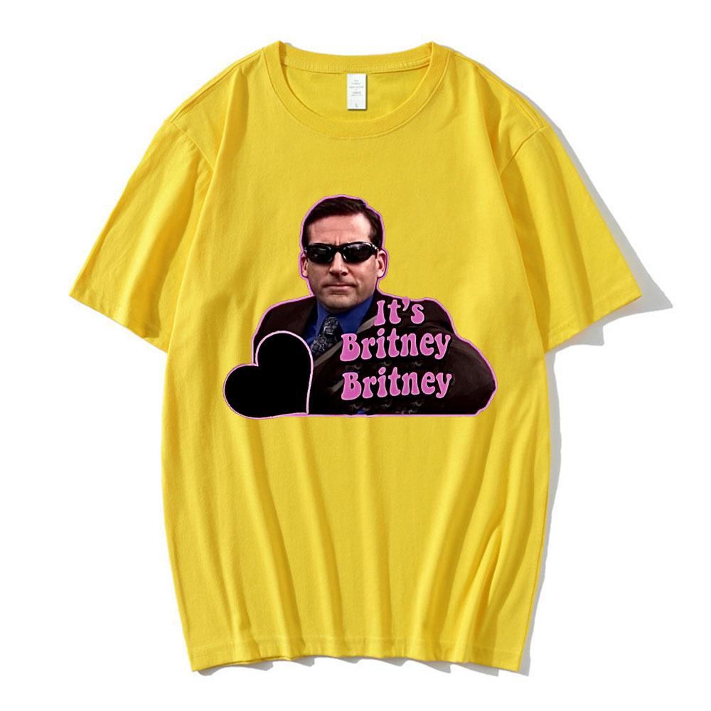 Michael Scott Homage The Office Unisex Tshirts Tv Series Dwight SchruteJim Halpert Its Britney Graphic Tshirt Streetwear Unisex