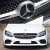 1 piece 20.5cm for Mercedes-Benz The front grille star logo badge mirror bottom 3D ABS logoW253 GLE/GLC/GLS/CTS-class 2016-2018