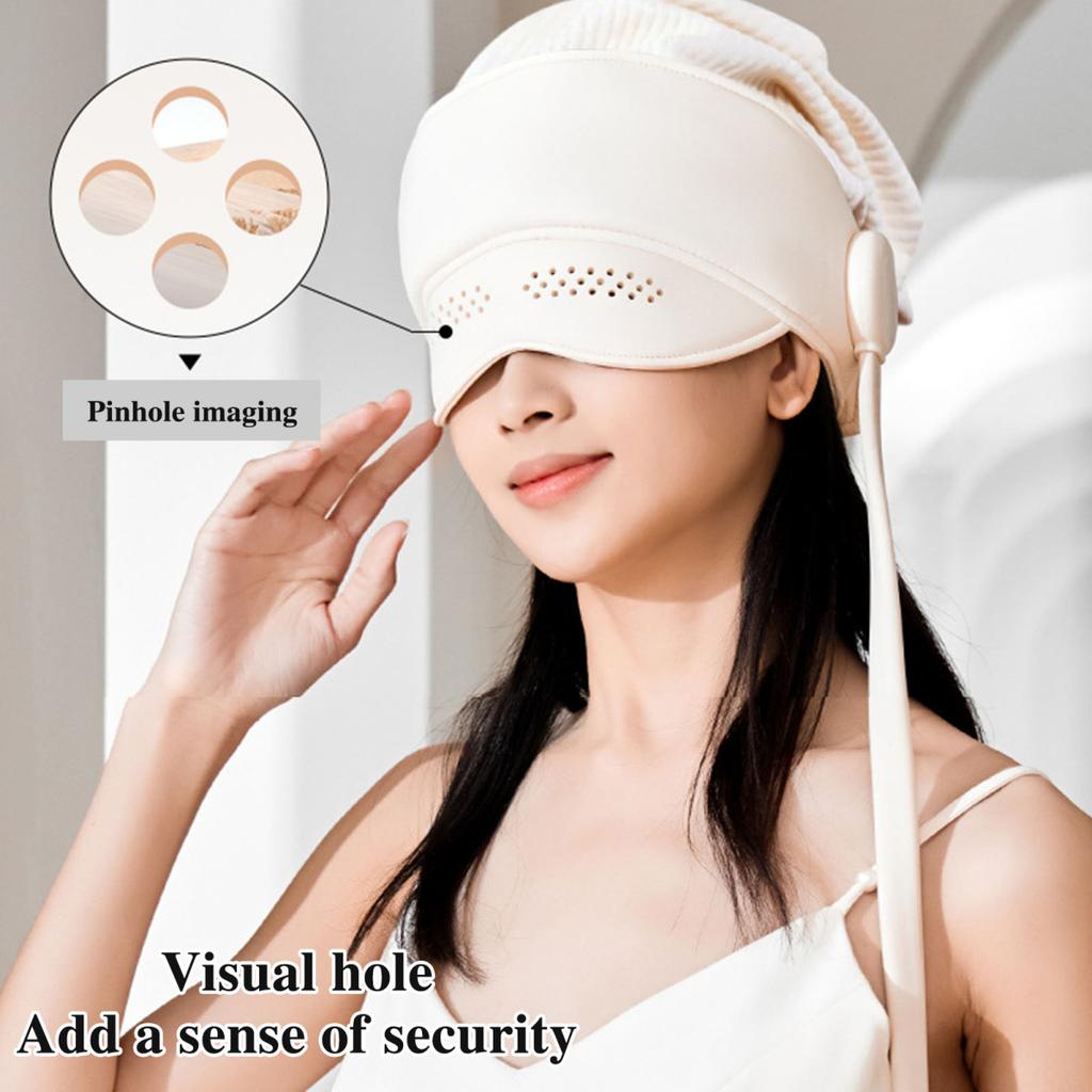 Electric Head Massager Electric Migraine Relief Cap Massager 3-Speed Eye Cover Eye & Head Massager for Stress Relief