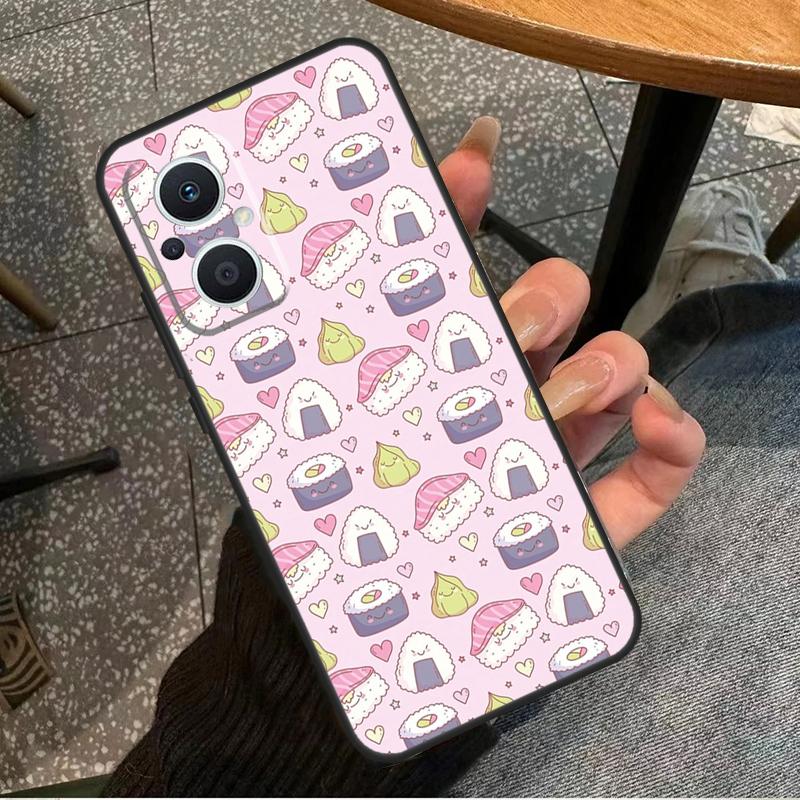 Милая толпа суши Чехол для OPPO Reno 10 11 12 13 14 Pro 7 8 Lite 8T 11F 12F 13F 14F OPPO Find X8 X9 X5 X6 Pro