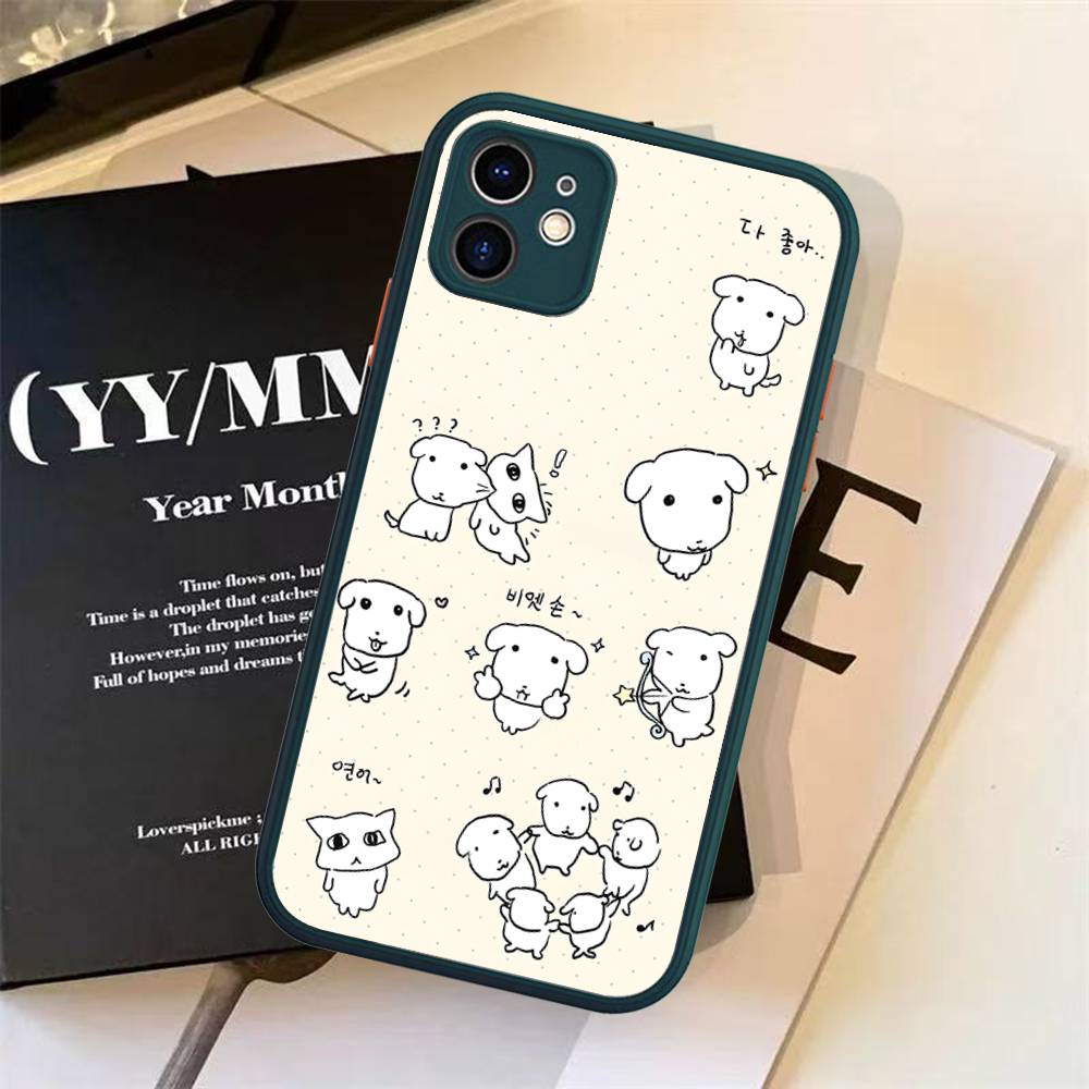 Cute G-GANADI Anime Phone Case For iPhone 11 12 13 14 15 16 Pro Plus X XS MAX Matte Bumper Shockproof Cover