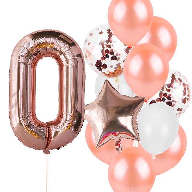 Birthday Party Decorations Rose Gold Cake Stand Adult Birthday Party Tablecoth Napkins Anniversaire Wedding Decor Party Supplies