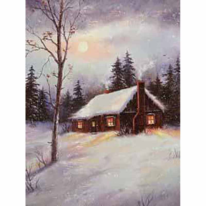 Diy 5D алмазная живопись, полный круглый дрель, набор для вышивки крестом, снег, живописная Алмазная вышивка, пейзаж, смола, настенное искусство, домашний декор