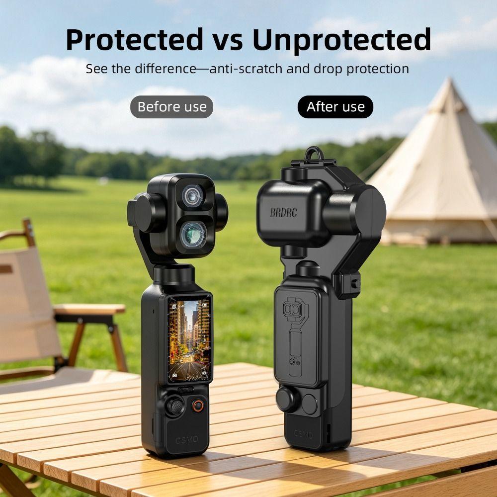 Anti-Scratch Screen Protector Portable Lens Cover for DJI Osmo Pocket 4P Gimbal Camera Accessories