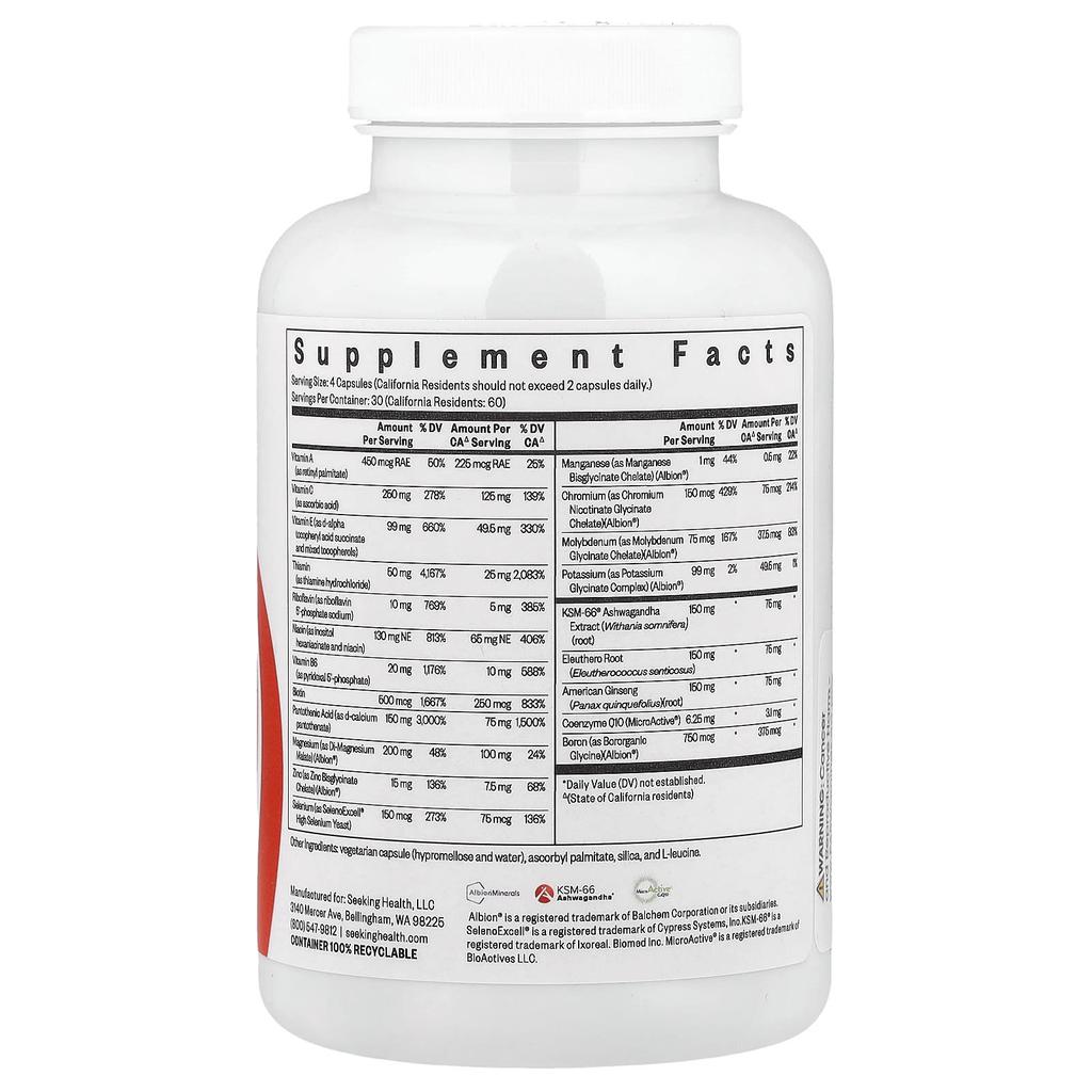 Мультивитамины для чувствительных, 120 капсул