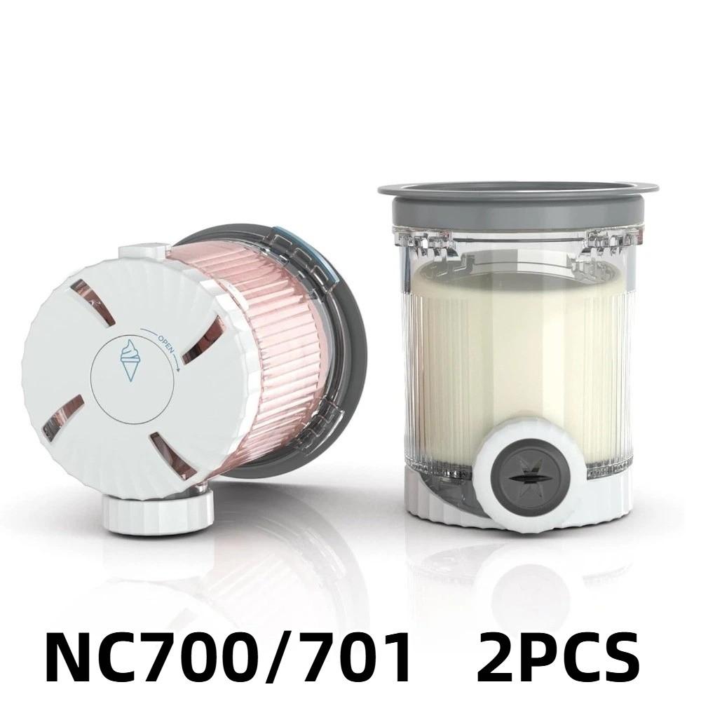 2PCS/4PCS Reusable Ice Cream Cup Replacement Creamy Icecream Containers Storage Jar Desserts