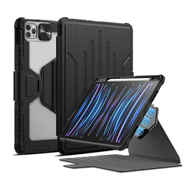 For iPad Pro 12 9 Case 2022/2021 Magnetic Case For iPad Pro 11 for iPad 10th Generation Multifunctional Leather Case