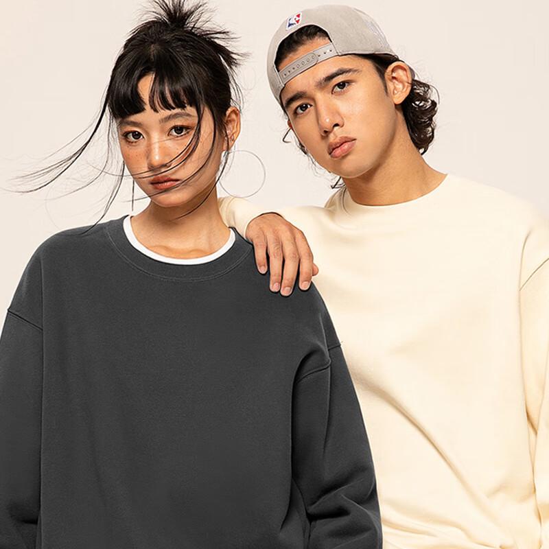 VANCL Men's Lambswool Blend Round Neck Pullover Sweatshirt