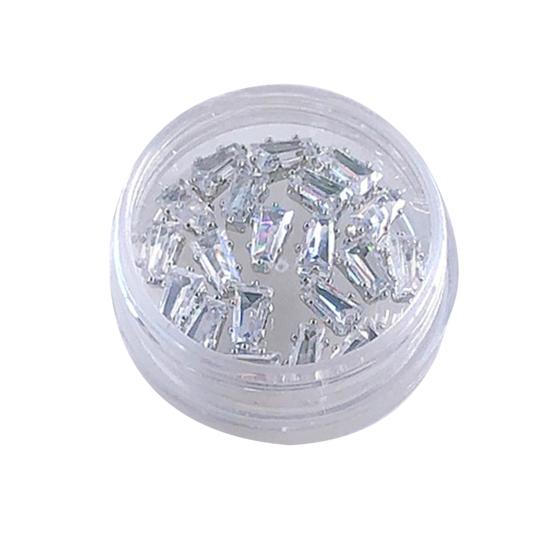 20 шт./кор. украшения для ногтей блестящие кубические цирконии блестящие стразы для ногтей ювелирные украшения для женщин