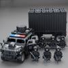 Армия Военные Спецназ Полиция SWAT Солдаты Повелитель Бури Бронированная Машина Строительные Блоки Кирпичики Игрушки Для Детей Подарок