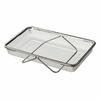 Oaks Laye Draining Mesh Basket for In and Out of the Sink, Silver, Made In Japan, LS1569