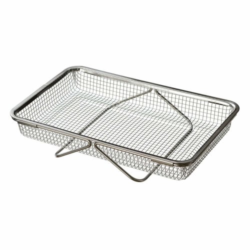 Oaks Laye Draining Mesh Basket for In and Out of the Sink, Silver, Made in Japan, LS1569