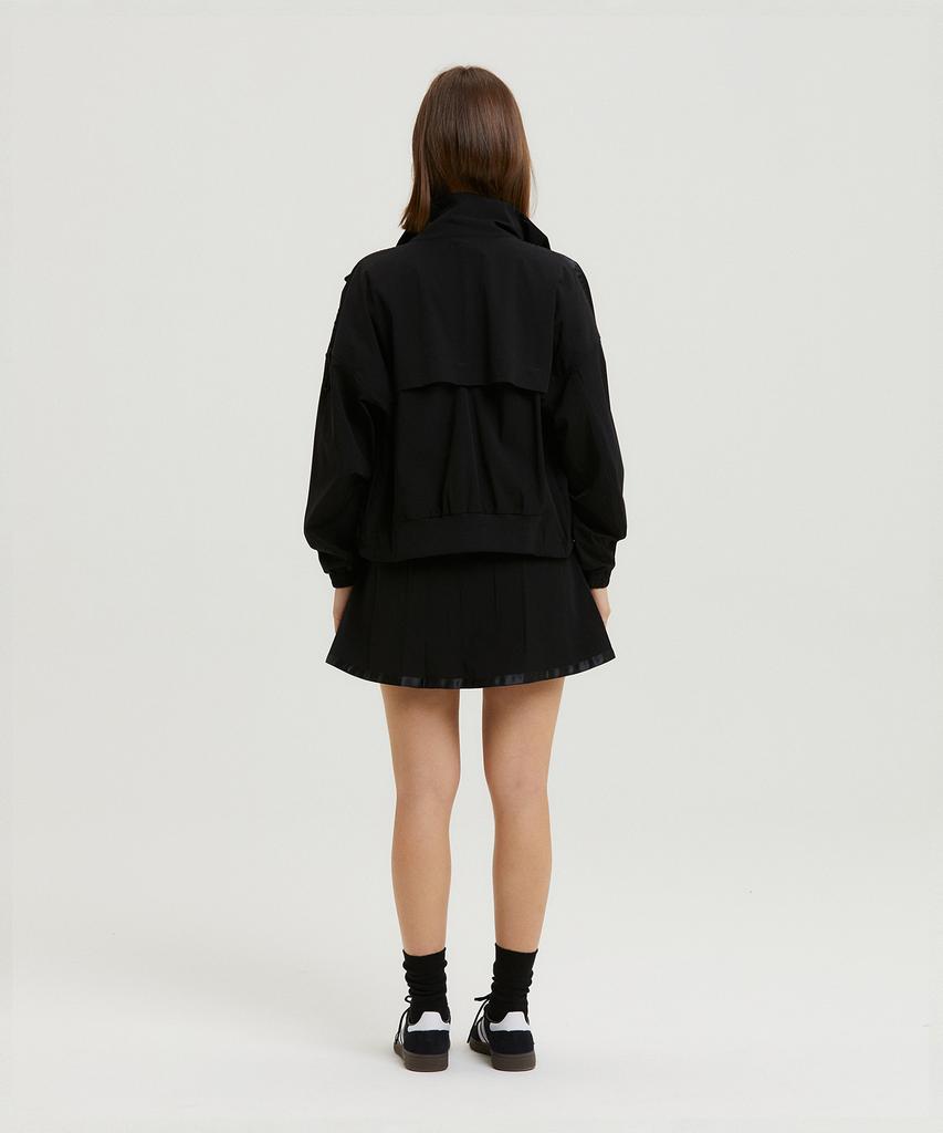 A Ben Flor String Flare Skirt Black