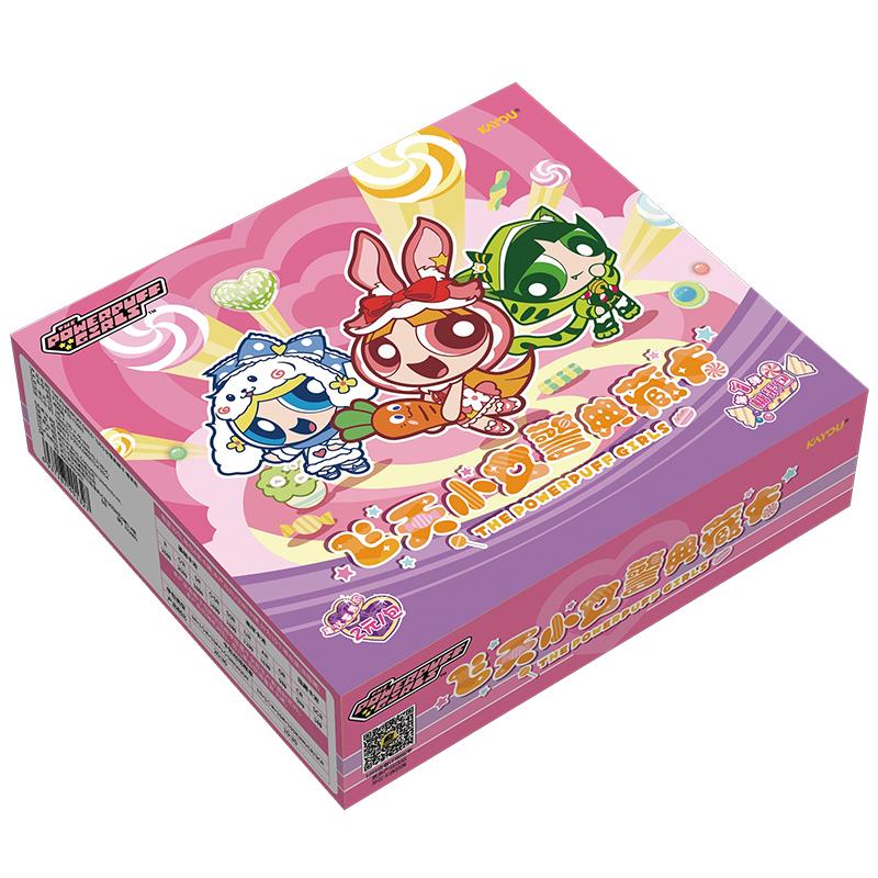 KAYOU Genuine The Powerpuff Girls Card Candy Pack CR Card Blossom Bubbles Buttercup Animation Collectible Cards Toys Gifts