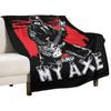 Gimli and My Axe Heavy Metal Throw Blanket Warm Napping Blanket for Office Couch Bed