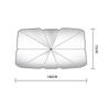 Car Windshield Sunshade Umbrella Telescopic UV Protection Cover For Subaru Impreza Legacy WRX STI BRZ Forester XV Outback Levorg