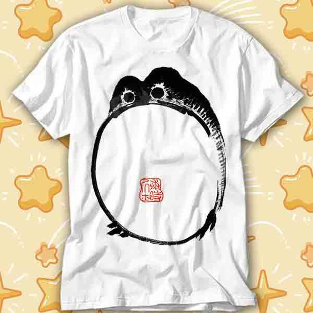 Sad Frog Japanese Art Matsumoto Hoji Meika Gafu Toad Demons T-Shirt 574
