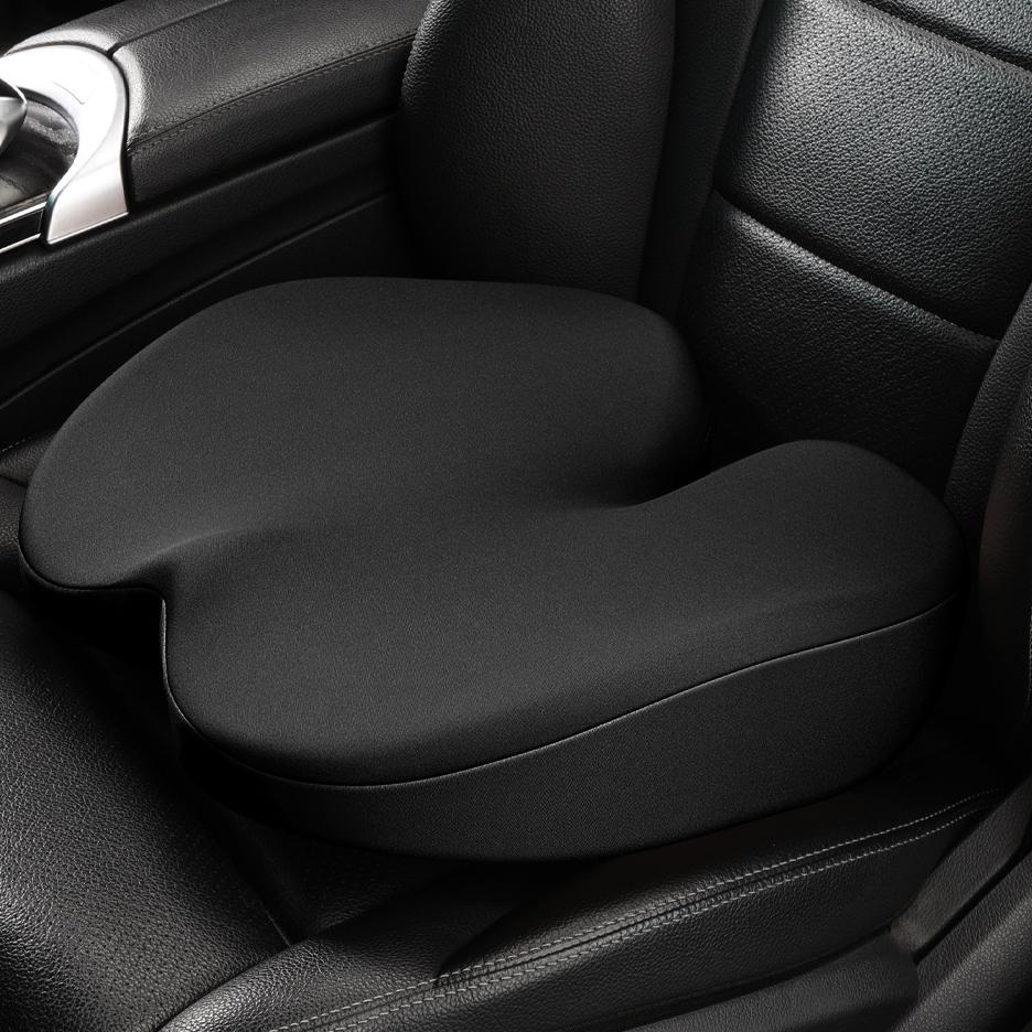 Car Seat Cushion for A Higher and More Shaped Buttocks All-Season Use Slow-Rebound Memory Foam Thickened Seat Cushion for Office Chairs