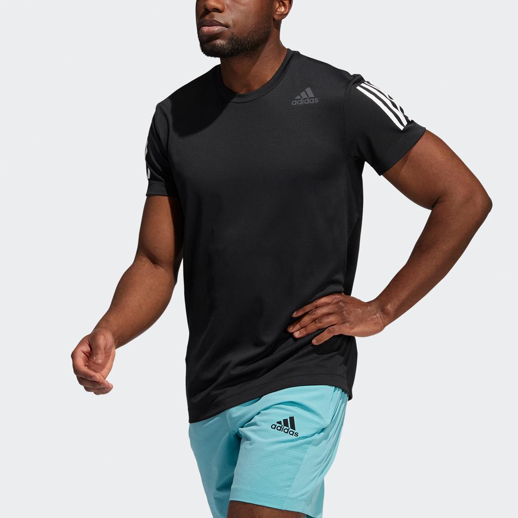 Adidas HRDY Warri Tee Breathable Sports Short Sleeve Men Tops Black GT8259