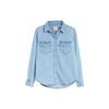 Рубашка Levis Solid Color Cotton с длинным рукавом Женская рубашка Синяя 16786-0001