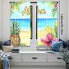 Aloha Curtain Hawaiian Tropical Beach Summer Landscape Birthday Party Decorations Drapes All Season Charm Living Room Set Of 2 Made Polyester Washable