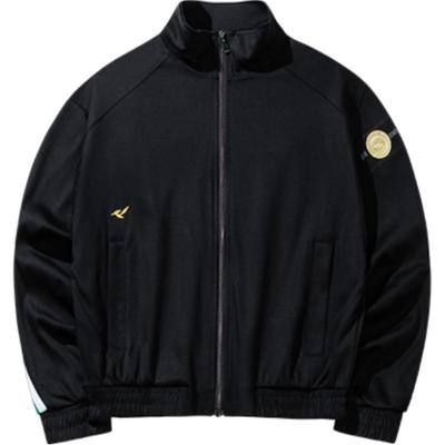 Повседневная трикотажная куртка с бейсбольным воротником, женские куртки, базовая, черная 162438722-3