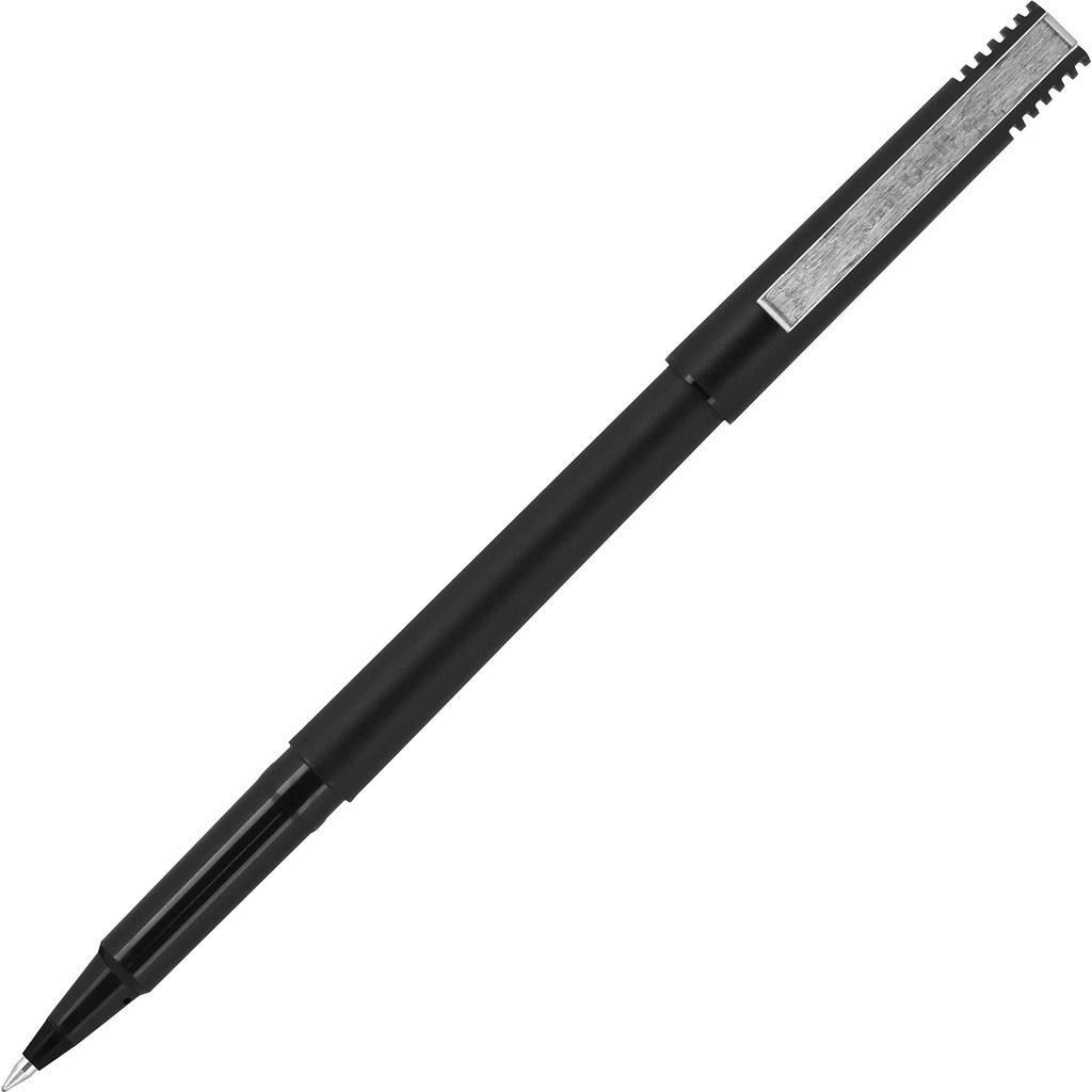 Роллерная ручка Микро наконечник Черная 72 штуки uni-ball (0.5mm)