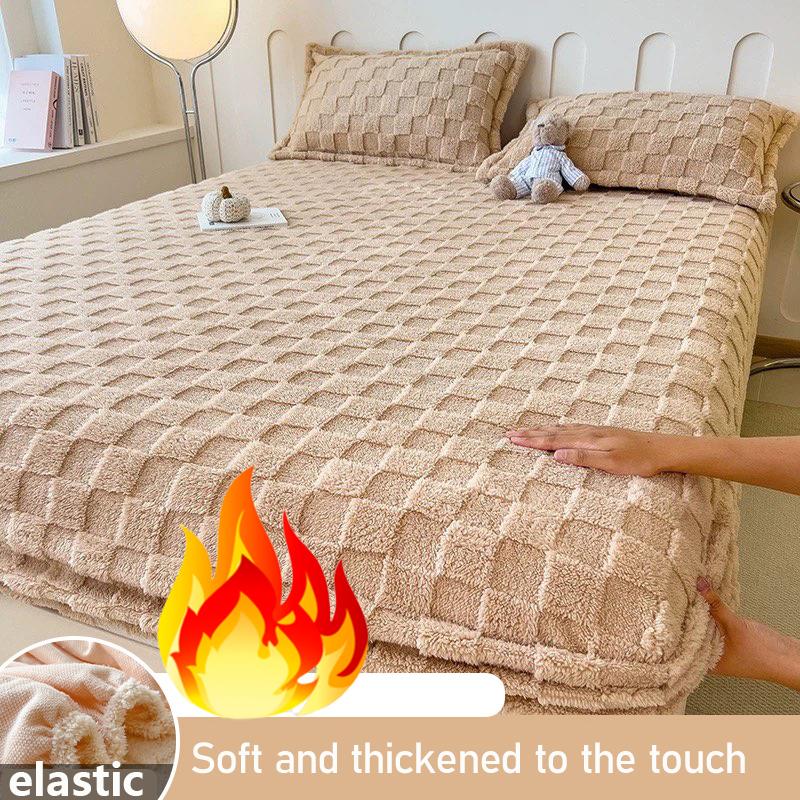 Новая теплая и мягкая простыня, толстая простыня для осени и зимы, пушистый наматрасник, защитный чехол для матраса