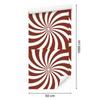 Hippie wallpaper background red and white, red background 50x1000
