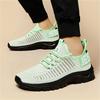 Comfortable Men'S Mesh Shoes Breathable Mesh Fabric Flat Shoes Fashionable Daily Versatile Outdoor Tennis Training Travel Shoes