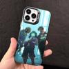 Аниме M-Milky Subway Чехол для телефона для iPhone 17,16,15,14,13,12,11,Pro Max,Plus Конфетный Серебристый Чехол
